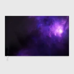 Флаг 3D Фиолетовая звезда