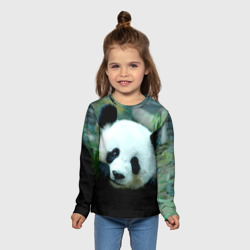 Детский лонгслив 3D Панда - фото 2