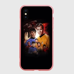 Чехол для iPhone XS Max матовый Star Trek