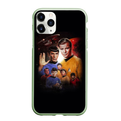 Чехол для iPhone 11 Pro матовый Star Trek