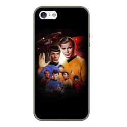 Чехол для iPhone 5/5S матовый Star Trek