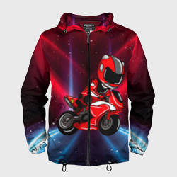 Мужская ветровка 3D Байкер Мотоциклист