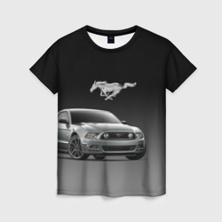 Женская футболка 3D Mustang