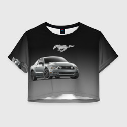 Женская футболка Crop-top 3D Mustang