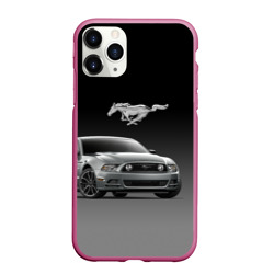 Чехол для iPhone 11 Pro Max матовый Mustang