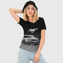 Женская футболка 3D Slim Mustang - фото 2