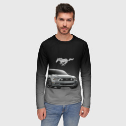 Мужской лонгслив 3D Mustang - фото 2