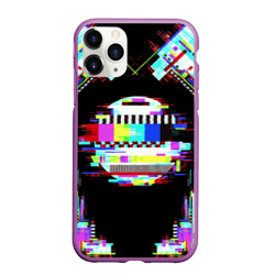 Чехол для iPhone 11 Pro Max матовый Glitch VHS