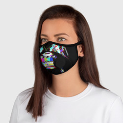 Маска из неопрена Glitch VHS - фото 2