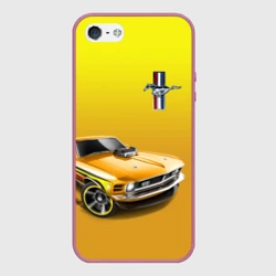 Чехол для iPhone 5/5S матовый Ford mustang - motorsport