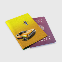 Обложка для паспорта матовая кожа Ford mustang - motorsport - фото 2