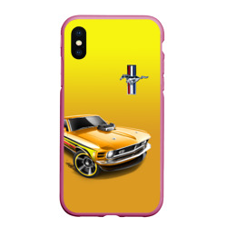 Чехол для iPhone XS Max матовый Ford mustang - motorsport