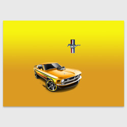 Поздравительная открытка Ford mustang - motorsport
