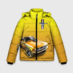 Зимняя куртка для мальчиков 3D Ford mustang - motorsport