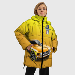 Женская зимняя куртка Oversize Ford mustang - motorsport - фото 2