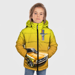 Зимняя куртка для мальчиков 3D Ford mustang - motorsport - фото 2