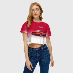 Женская футболка Crop-top 3D Mustang - фото 2