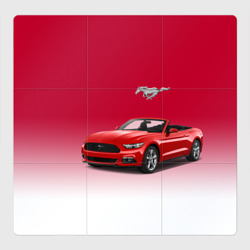 Магнитный плакат 3Х3 Mustang