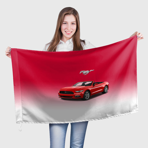 Флаг 3D Mustang