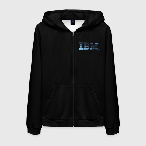 Мужская толстовка 3D на молнии IBM Company, цвет черный