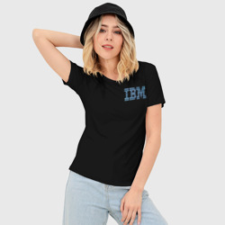 Женская футболка 3D Slim IBM Company - фото 2