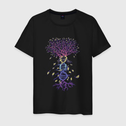 Мужская футболка хлопок ДНК Дерево
