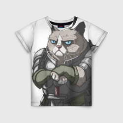 Детская футболка 3D Grumpy Cat