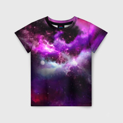 Детская футболка 3D Космическое небо