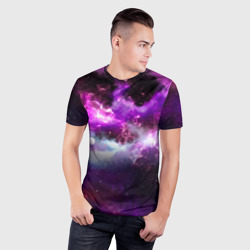 Мужская футболка 3D Slim Космическое небо - фото 2