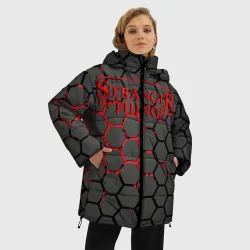 Женская зимняя куртка Oversize Stranger things - фото 2