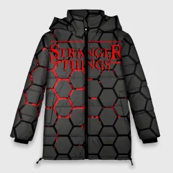 Женская зимняя куртка Oversize Stranger things