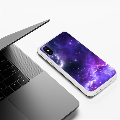 Чехол для iPhone XS Max матовый Космическое небо - фото 5