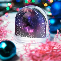 Игрушка Снежный шар Космическое небо - фото 2