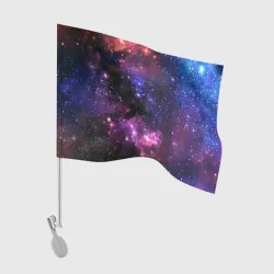 Флаг для автомобиля Космическое небо