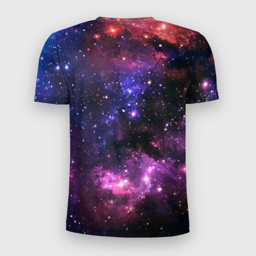 Мужская футболка 3D Slim Космическое небо, цвет 3D печать - фото 2