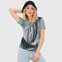 Женская футболка 3D Slim Викинги - фото 2