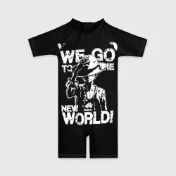 Детский купальный костюм 3D We GO to the new world!