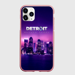 Чехол для iPhone 11 Pro Max матовый Detroit Become HumanS