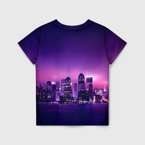 Детская футболка 3D с принтом Detroit Become Human(S), вид сзади #1