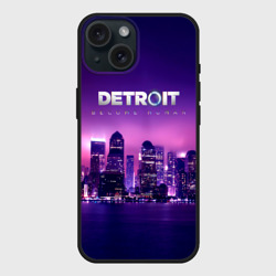 Чехол силиконовый для Apple iPhone 15 матовый Detroit Become HumanS