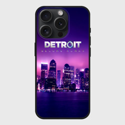 Чехол силиконовый для Apple iPhone 15 Pro матовый Detroit Become HumanS