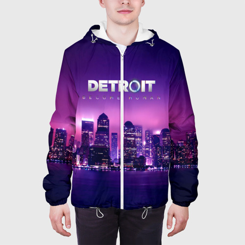 Мужская куртка 3D Detroit Become HumanS, цвет 3D печать - фото 4