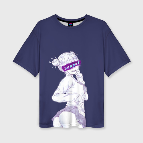 Женская футболка oversize 3D Тога Химико senpai - MHA, цвет 3D печать