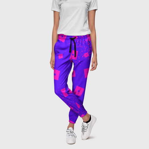 Женские брюки 3D Roblox Роблокс, цвет 3D печать - фото 3