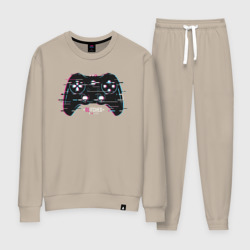 Женский костюм хлопок Glitch gamepad