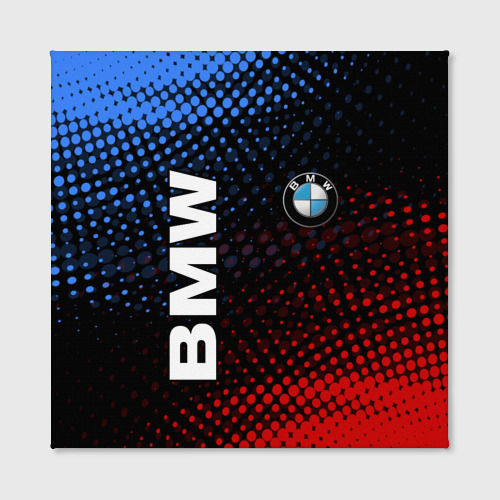 Холст квадратный BMW, цвет 3D печать - фото 2