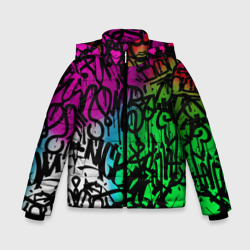 Зимняя куртка для мальчиков 3D Стена граффити