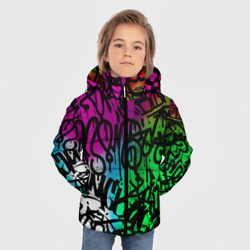 Зимняя куртка для мальчиков 3D Стена граффити - фото 2