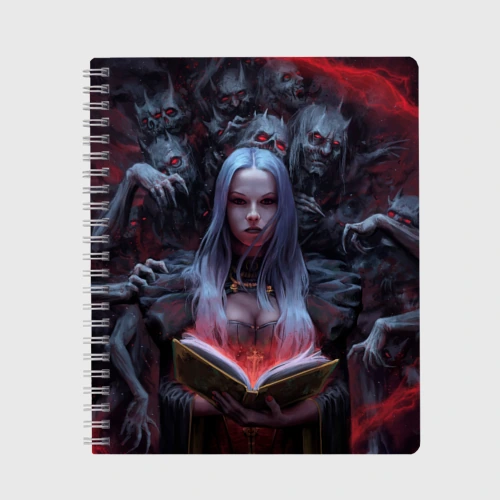 Тетрадь Demonic book and girl