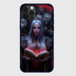 Чехол для iPhone 12 Pro Max Demonic book and girl